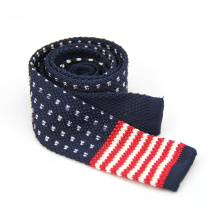 Good Price Hot Sale Men Knitted Polyester Flat Tie